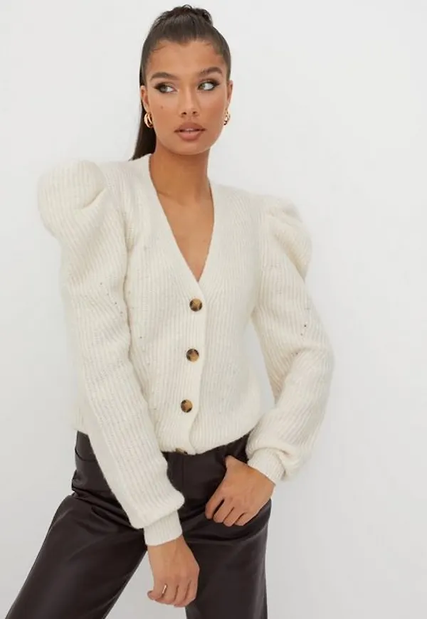 Vila Viprime L/S Button Knit Cardigan/Su Cardigans