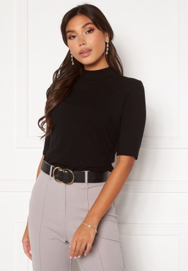 VILA Solitta Funnelneck Top Black L