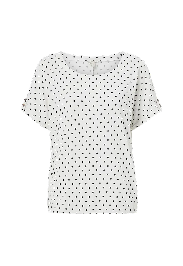 Esprit - Topp Co/Li Tee - Vit