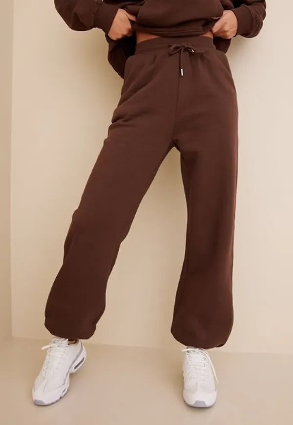 NLY Trend Perfect Slouchy Sweat Pants Byxor Brun