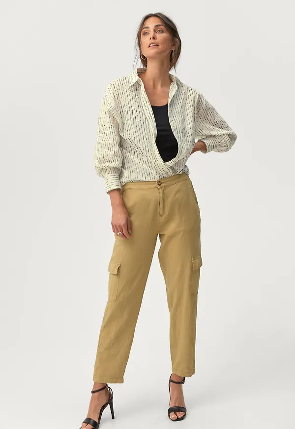 Saint Tropez - Byxor KateSZ Pants - Grön