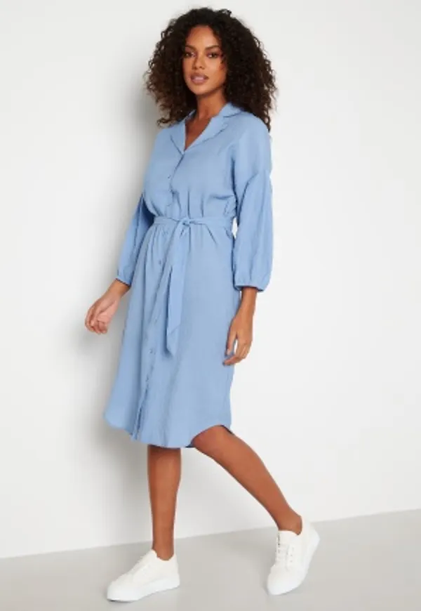 Object Collectors Item Stacy 3/4 Shirt Dress Serenity 42