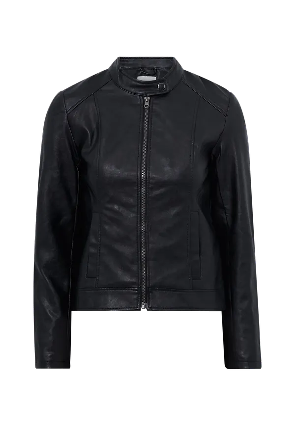 JDY - Jacka jdyEmily Faux Leather Jacket - Svart