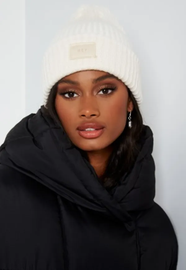 BUBBLEROOM Ofelia knitted beanie Winter white One size