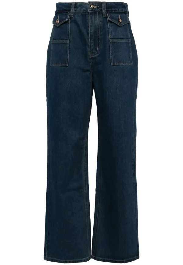 b+ab straight-jeans - Blå