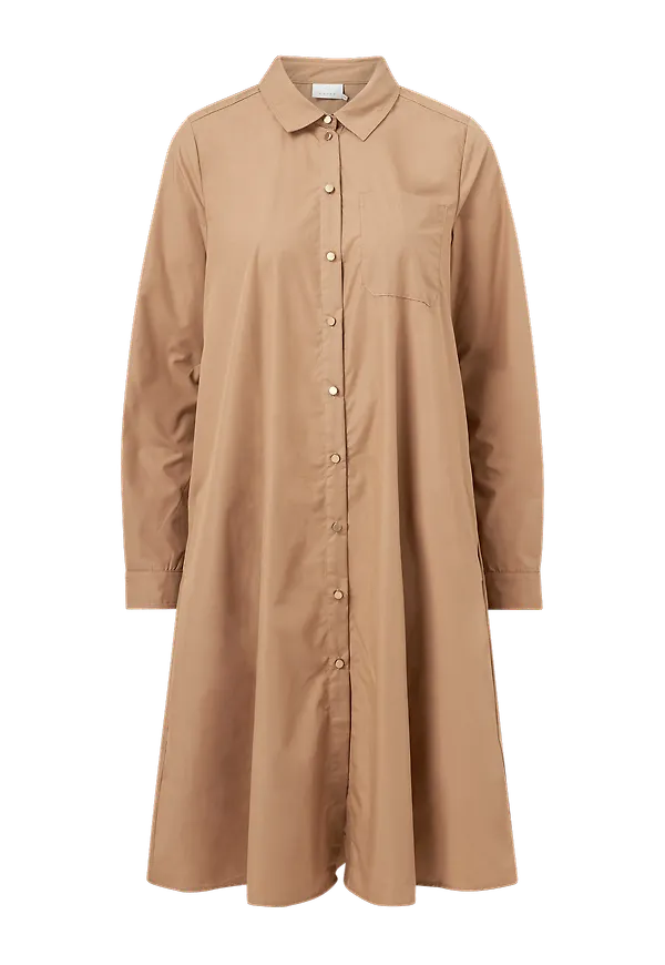 KAFFE - Skjortklänning kaBeata Shirt Dress - Brun