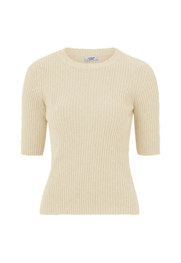 JDY - Tröja jdyPernille 2/4 Pullover Knt - Natur