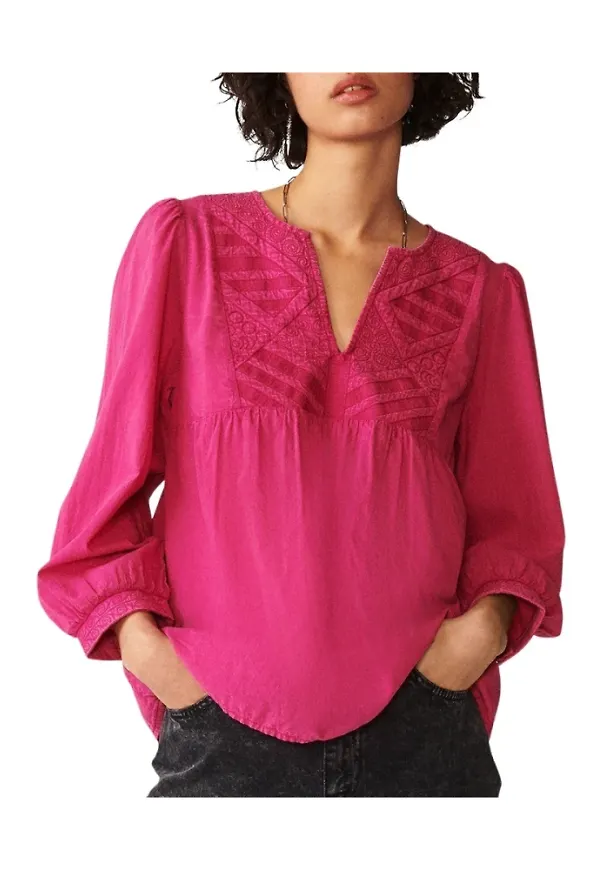 Ba&Sh Ilo Blouse Lila, Dam