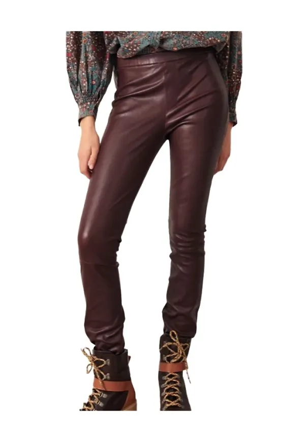 Ba&Sh Maddie Legging Byxor Brun, Dam