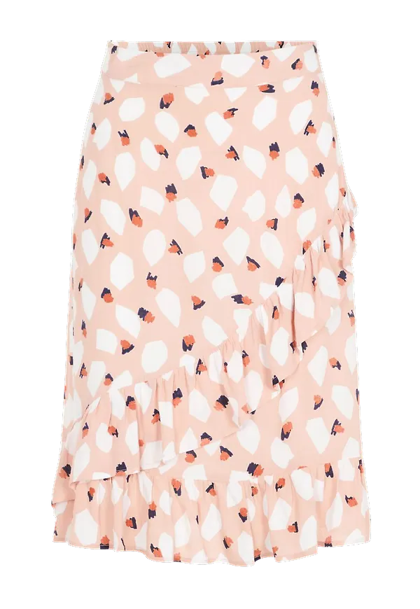 pieces - Kjol pcLaia HW Skirt - Rosa