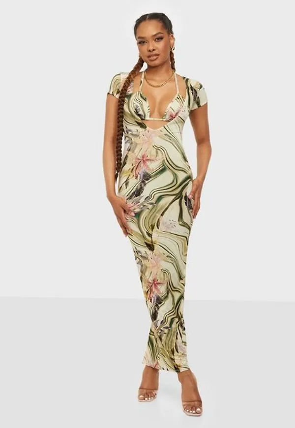 NLY One Triangle Maxi Dress Fodralklänningar