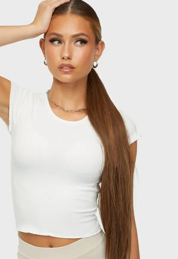 NLY Trend Love Top T-shirts Vit