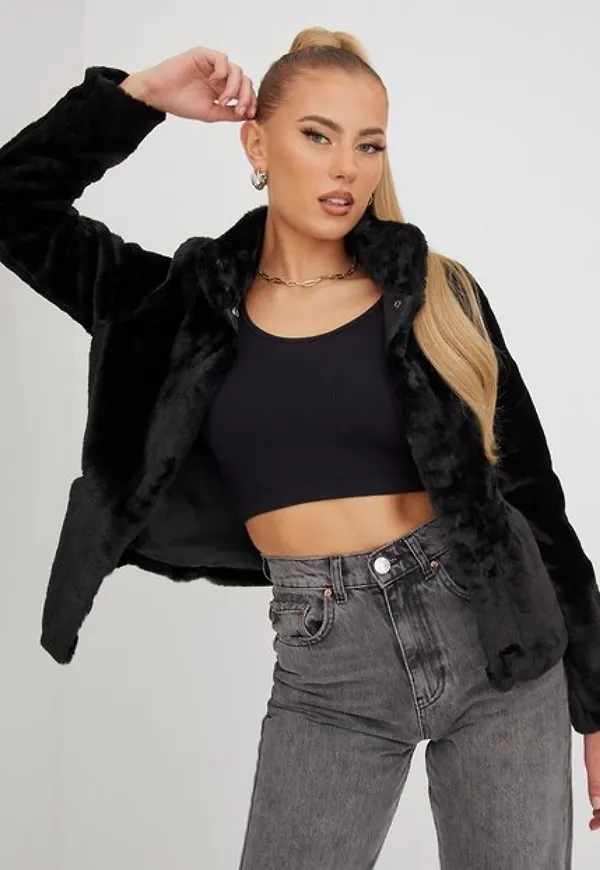 Only onlVIDA Faux Fur Jacket Otw Noos Faux Fur