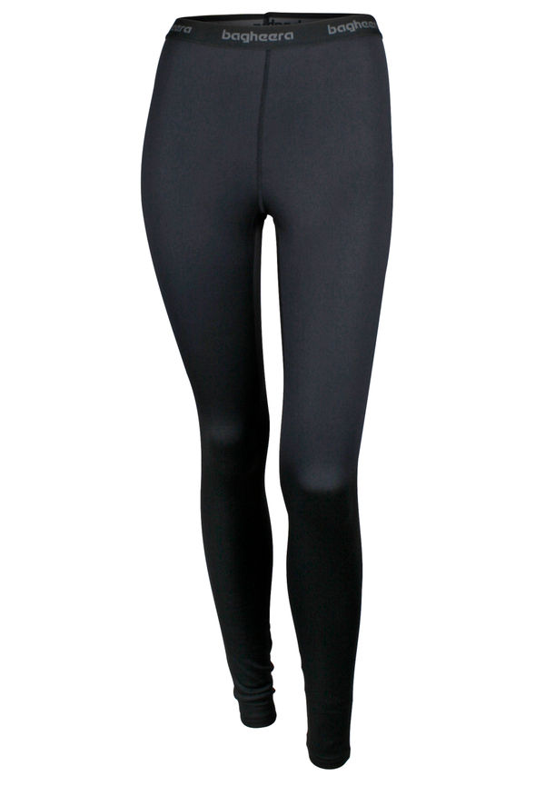 Bagheera Clima Pants Women, Underställ Underdelar i storlek L och färg Svart
