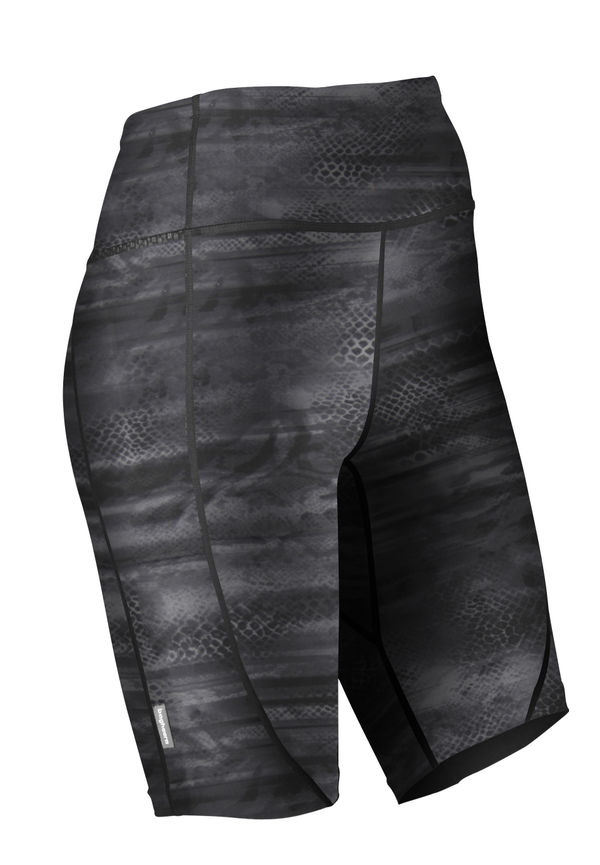 Bagheera Gloss Short Tights Women, Träningstights i storlek S och färg Grå