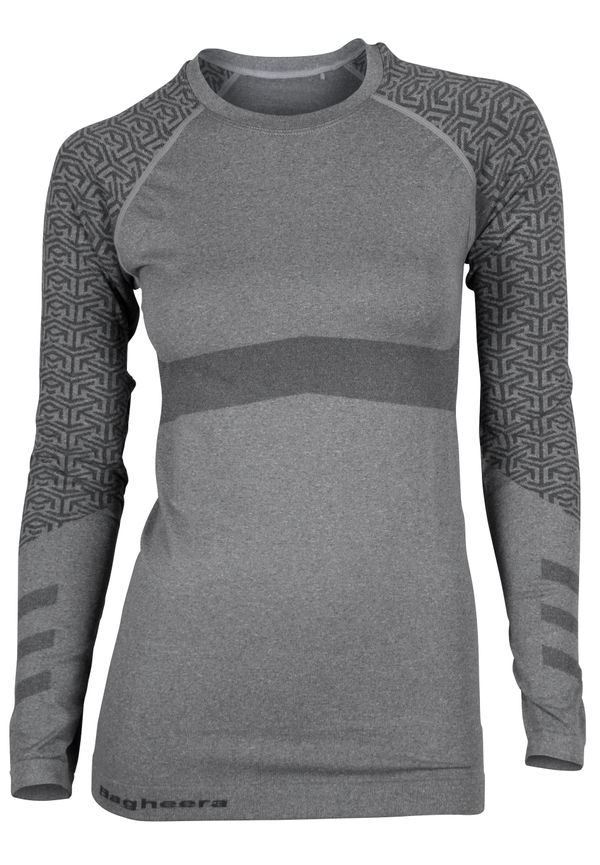 Bagheera Seamless Top Ii Women Dark Grey, Toppar i storlek XL/XXL och färg Grå