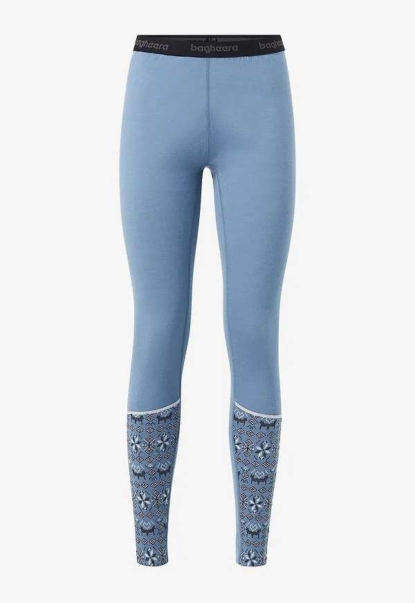 Bagheera - Underställsbyxor Merino Dalecarlian Lt Pants W - Blå