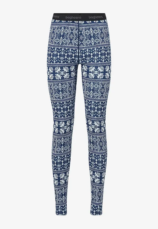 Bagheera - Underställsbyxor Merino Dalecarlian Pants W - Blå