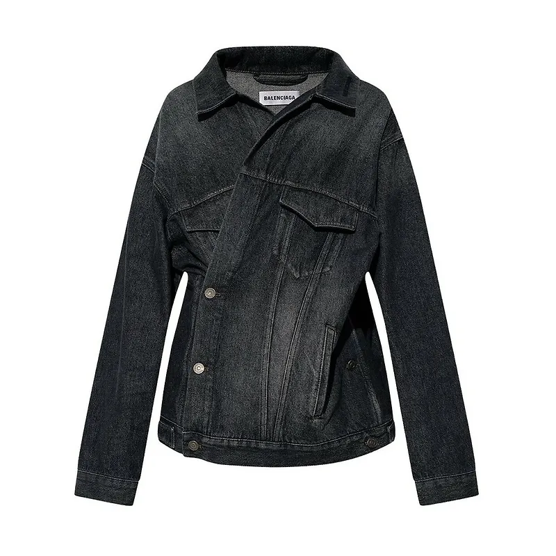 Balenciaga - Jeansjackor - Grå - Dam - Storlek: M