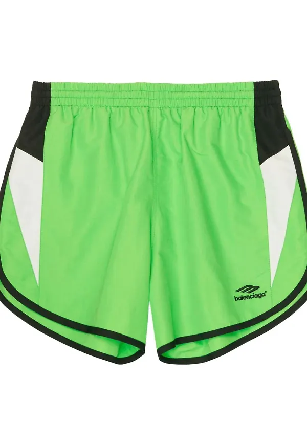 Balenciaga 3B träningsshorts - Grön