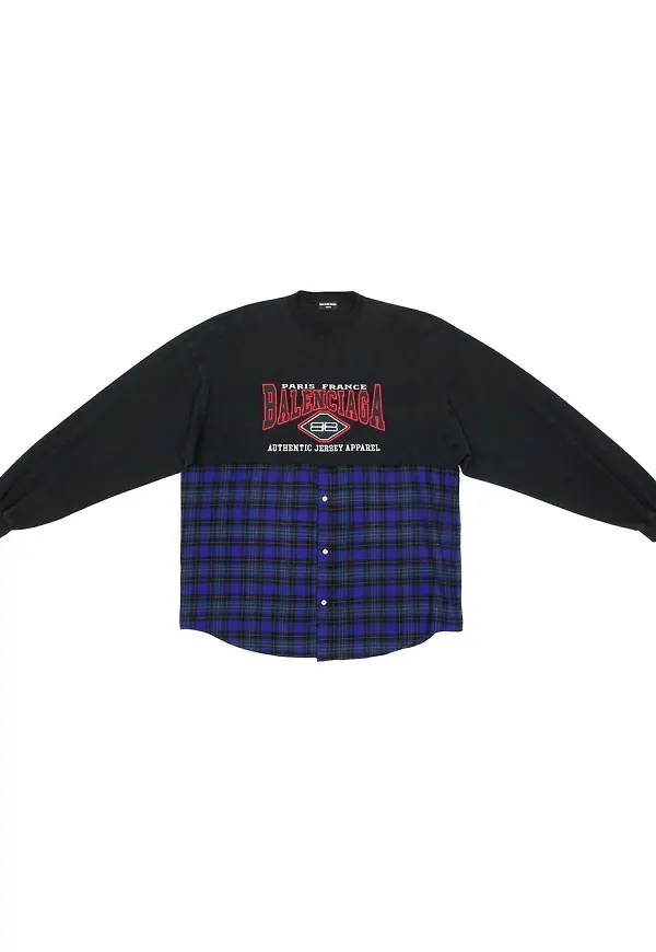 Balenciaga B Authentic långärmad t-shirt - Svart