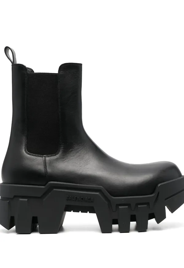 Balenciaga Bulldozer Chelsea-stövletter - Svart