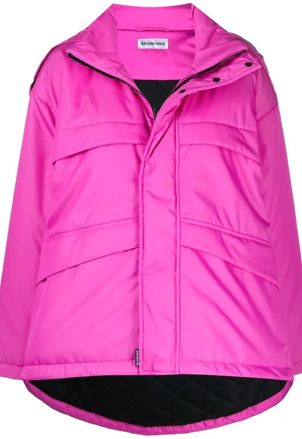 Balenciaga C Shape parkas - Rosa