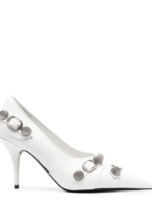 Balenciaga Cagole pumps 90 mm - Vit