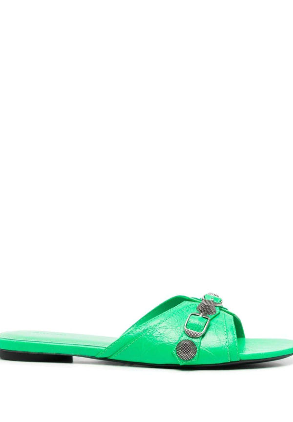 Balenciaga Cagole sandaler - Grön