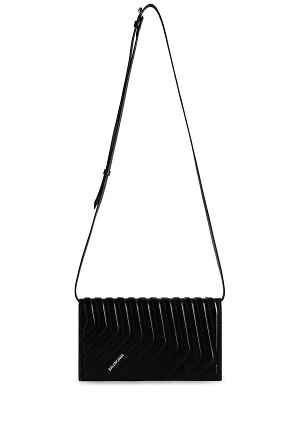 Balenciaga Car plånbok med rem - Svart