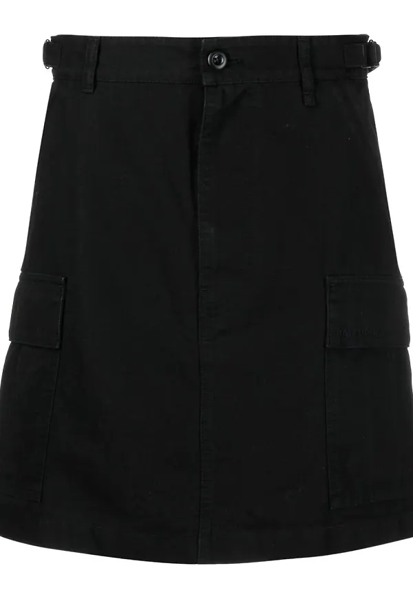 Balenciaga cargo-A-linjekjol - Svart