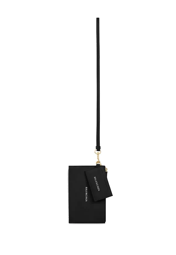 Balenciaga Cash Pouch korthållare - Svart