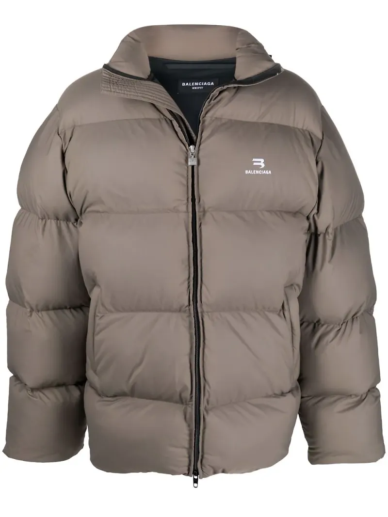 Balenciaga Cozy vadderad jacka - Brun