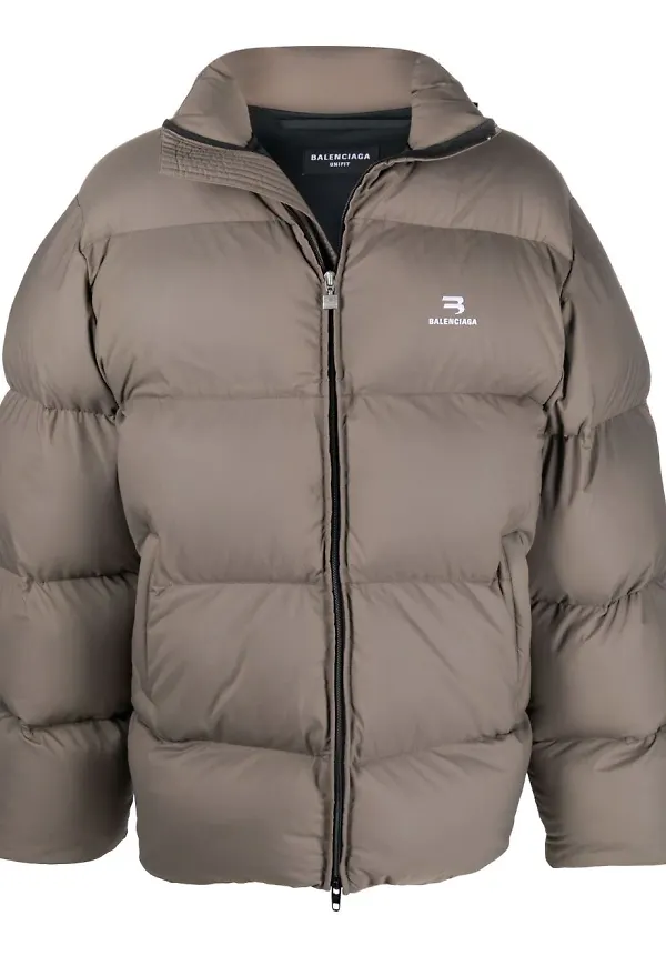 Balenciaga Cozy vadderad jacka - Brun