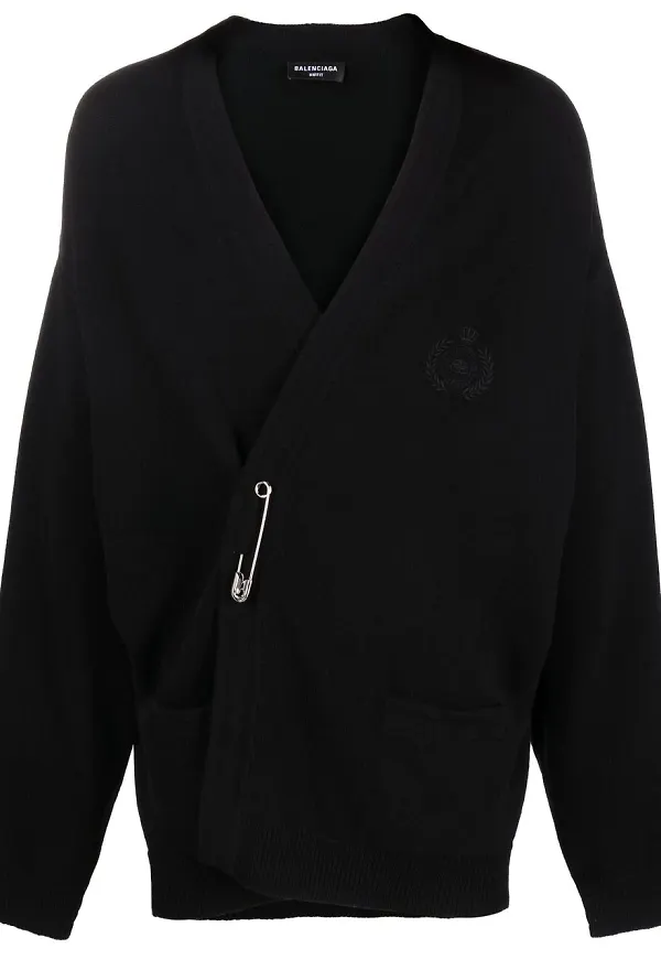 Balenciaga Crest kofta - Svart