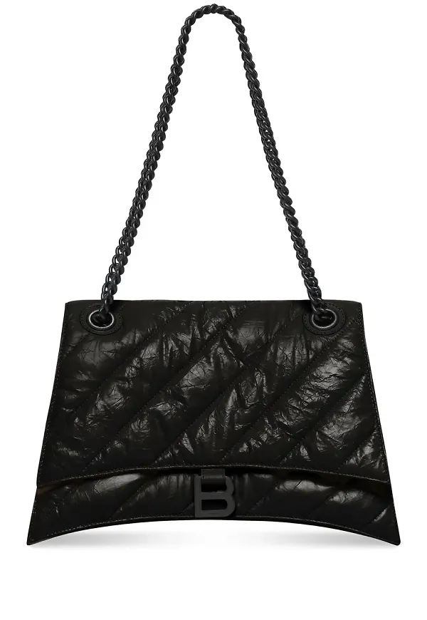 Balenciaga Crush axelväska - Svart