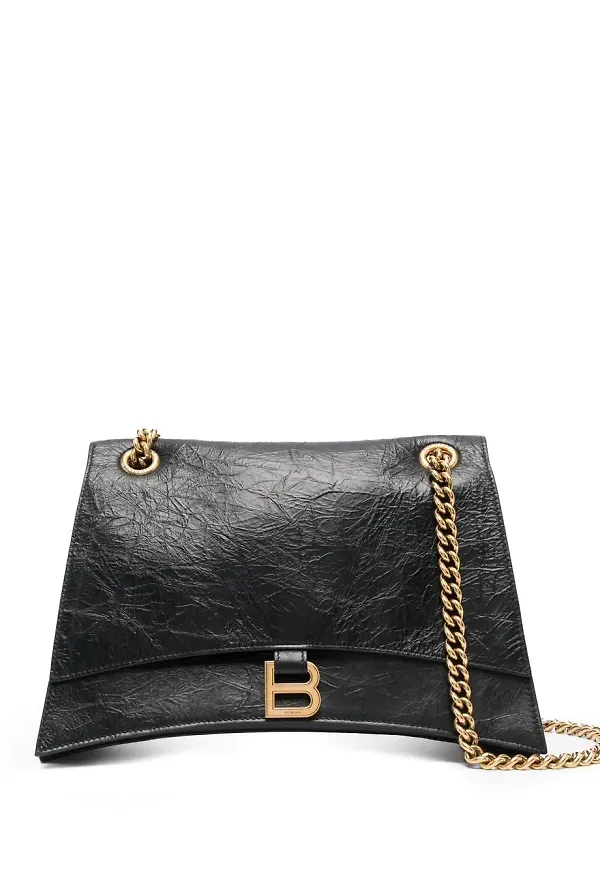 Balenciaga Crush axelväska - Svart