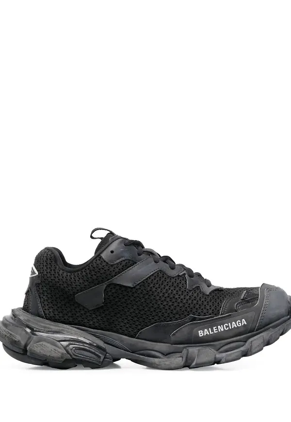 Balenciaga Destroy grova träningsskor - Svart