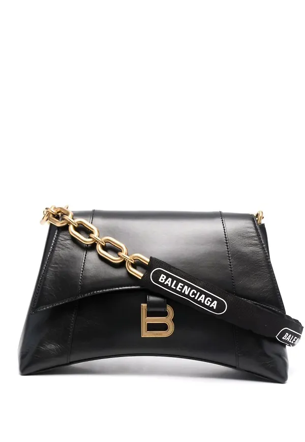 Balenciaga Downtown axelväska - Svart