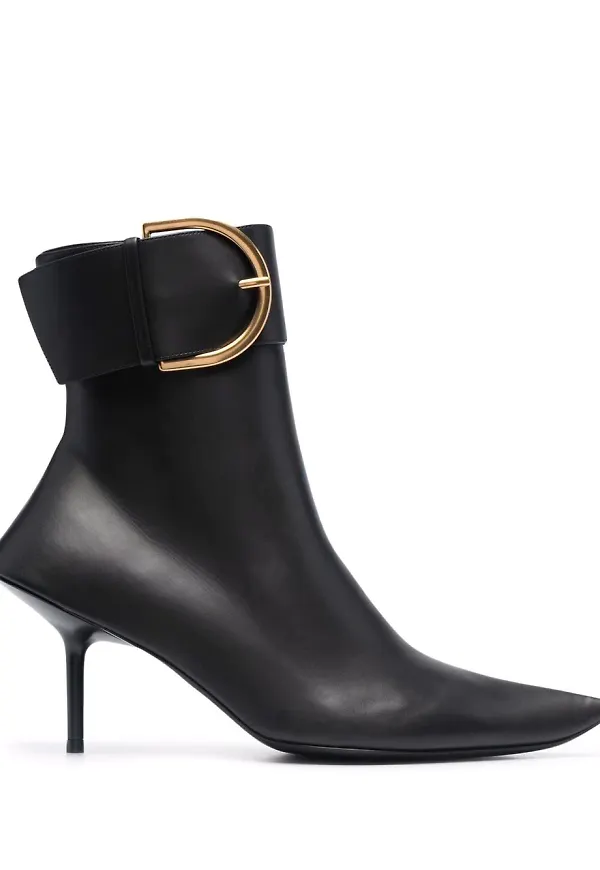 Balenciaga Essex spetsiga stövletter - Svart