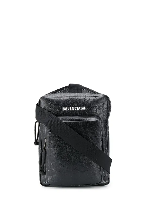 Balenciaga Explorer axelremsväska - Svart