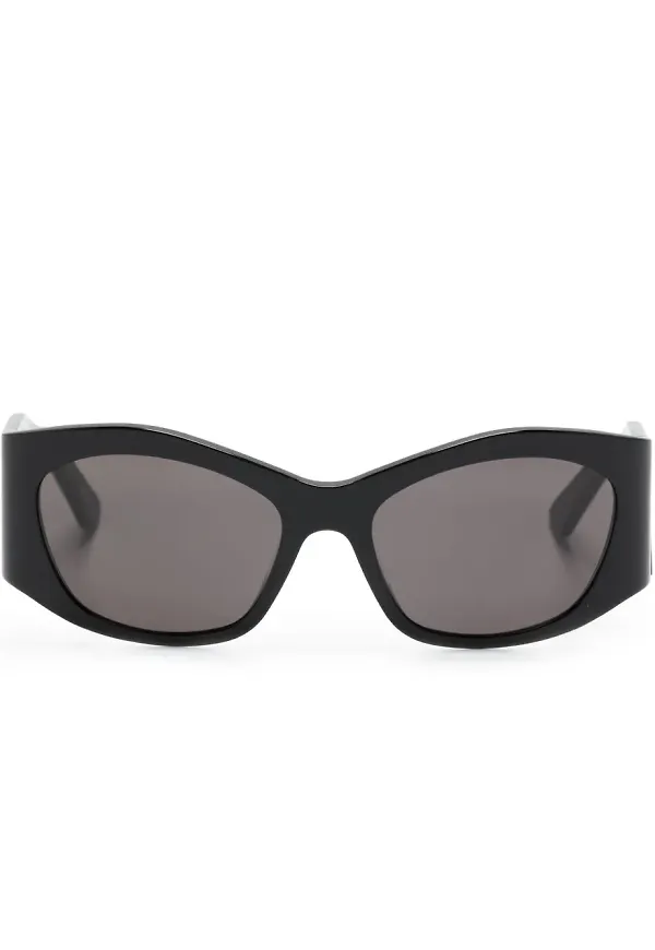 Balenciaga Eyewear rektangulära solglasögon - Svart