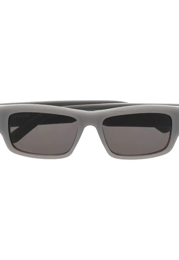 Balenciaga Eyewear rektangulära solglasögon - Grå