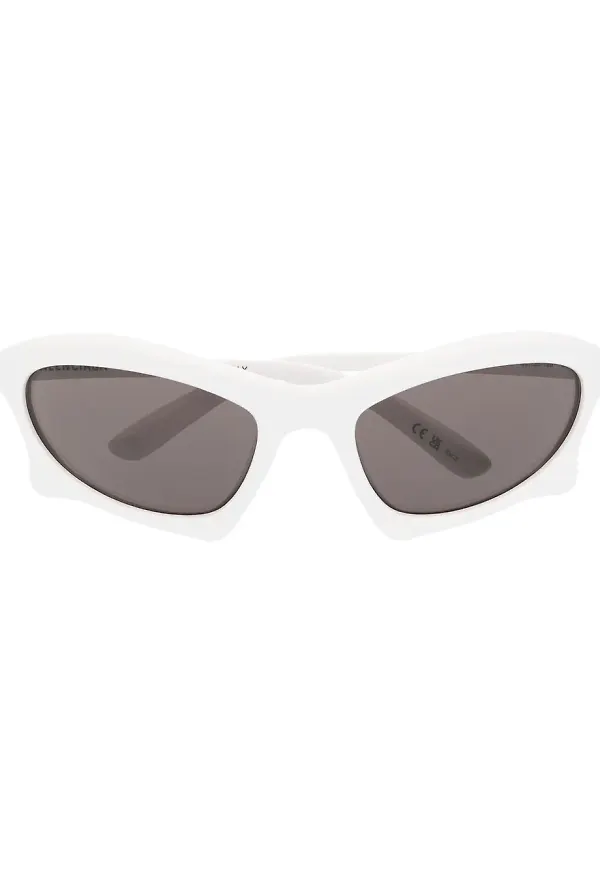 Balenciaga Eyewear tonade cat eye-solglasögon - Vit