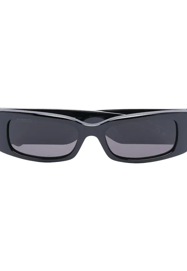 Balenciaga Eyewear tonade rektangulära solglasögon - Svart