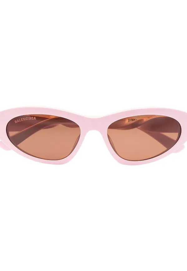Balenciaga Eyewear Twist cat eye-solglasögon - Rosa