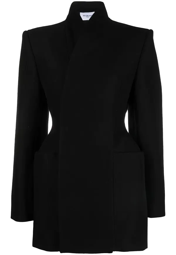 Balenciaga figursydd jacka - Svart