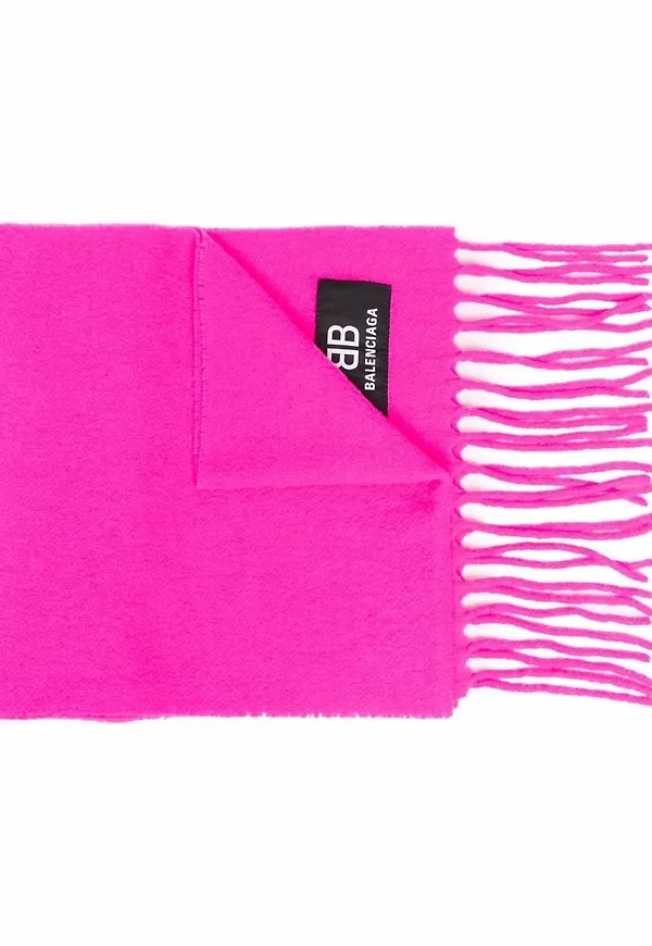 Balenciaga halsduk med fransar - Rosa