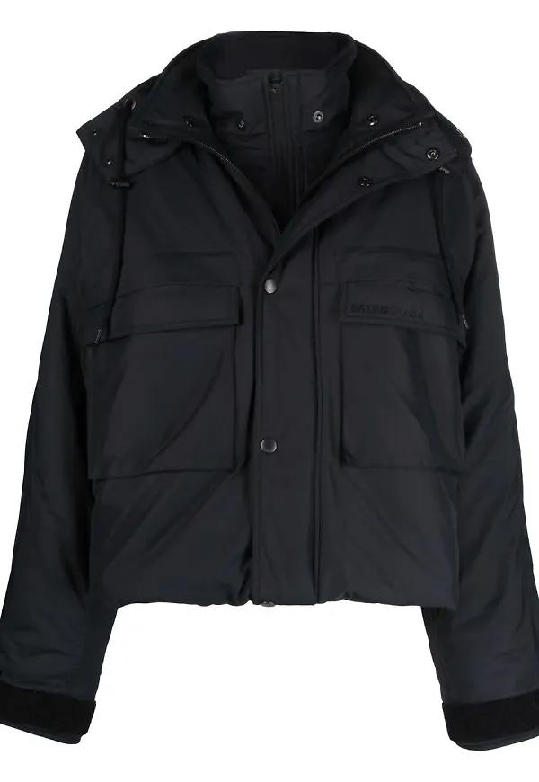 Balenciaga jacka i oversize-modell - Svart