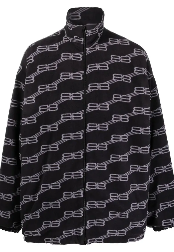 Balenciaga jacka med monogram - Svart